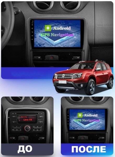 Штатная Магнитола Renault Duster 2010-2015/Nissan Terrano 2014-2020 на Android Модель М-РДс-9-ТС-4/32 фото