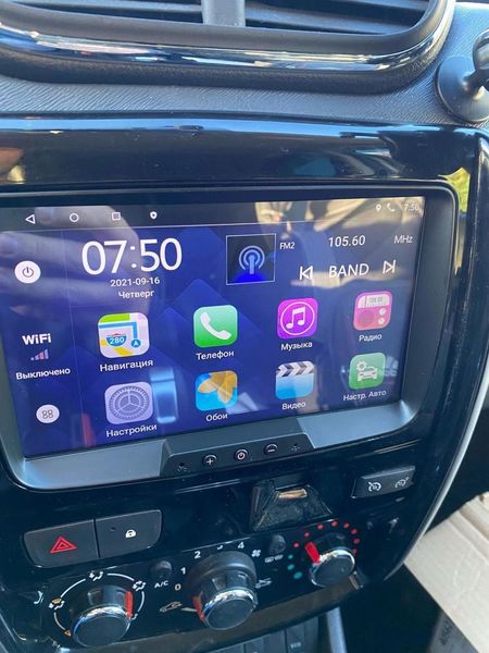 Штатна Магнітола Renault Duster 2010-2015/Nissan Terrano 2014-2020 на Android Модель ТС10-8octaTop-4G-DSP-CarPlay М-РДс-9-ТС-4/32 фото