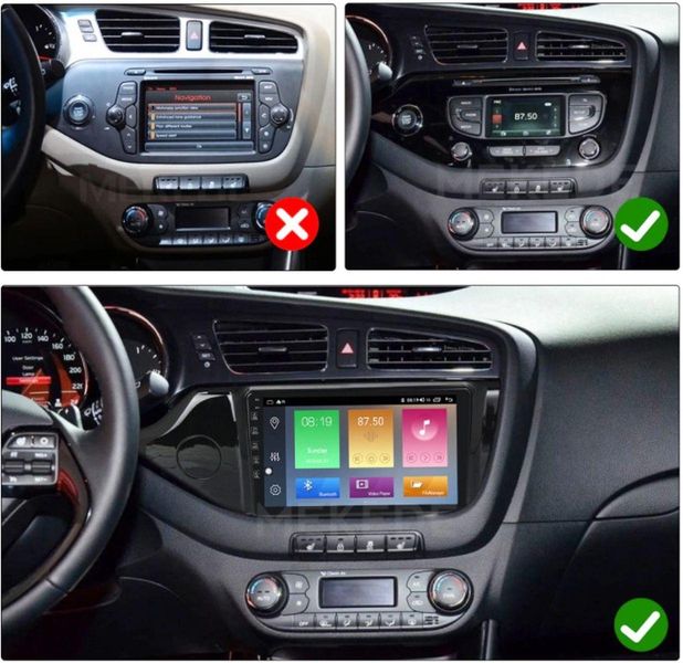 Штатна Магнітола KIA Ceed 2012-2018 на Android Модель XYAuto-5760-8octa-4G-DSP-CarPlay М-КСД-9-8я4жДСП-2/32 фото