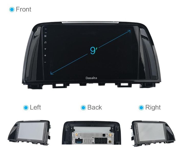 Штатная Магнитола Mazda 6 2012-2017 ATZ на Android Модель XyAuto-3GWiFi+Carplay 2/32 Гб М-МзАТз-9-3Ж-2/32 фото