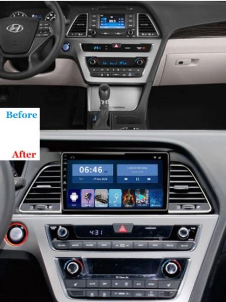 Штатна Магнітола Hyundai Sonata LF 2014-2017 на Android Модель XYAuto-5760-8octa-4G-DSP-CarPlay М-ХСлф-9-8я4жДСП-2/32 фото