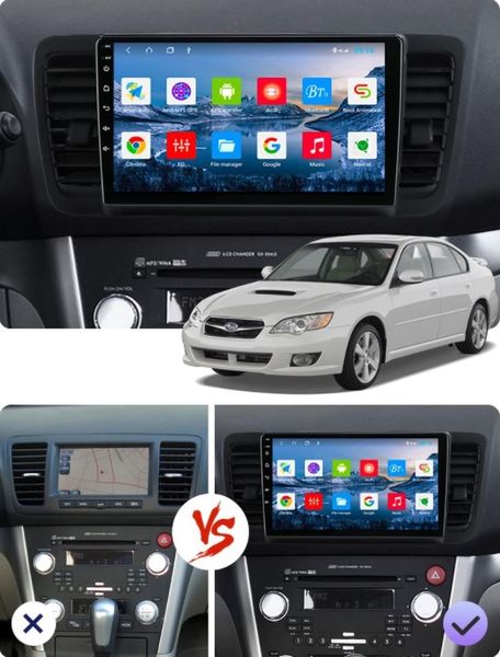 Штатна Магнітола Subaru Outback 3/Legacy 4 2003-2009 Звуковая на Android Модель FS-A7-8octa-CarPlay М-СО3ст-9-А7-4/64 фото