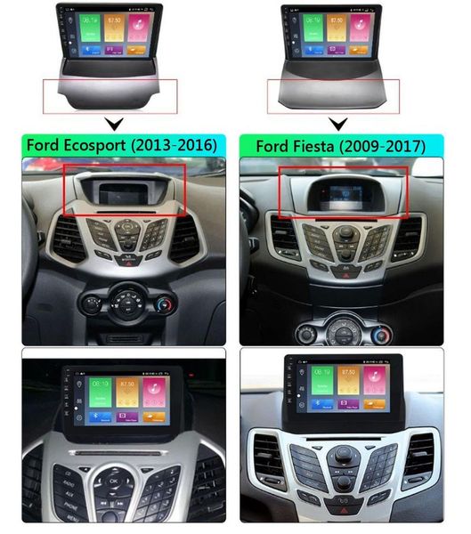 Штатная Магнитола Ford Eco Sport 2013-2017 на Android Модель XYAuto-5760-8octa-4G-DSP-CarPlay М-ФФнв-9-8я4жДСП-2/32 фото