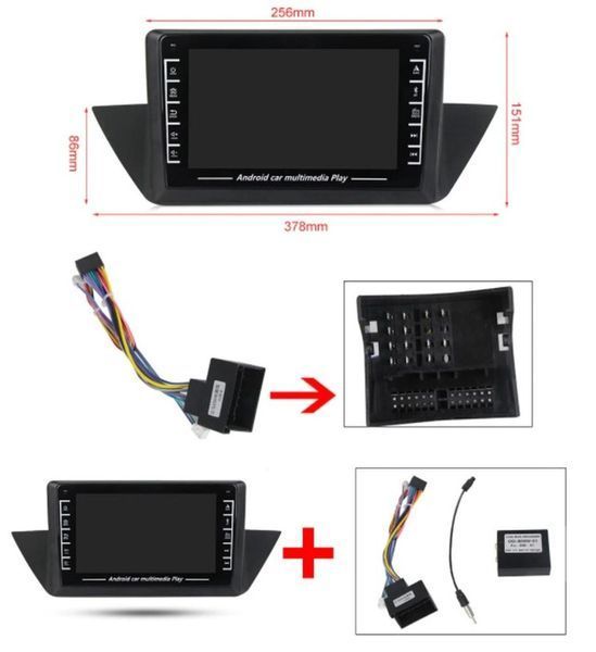 Штатна Магнітола BMW X1 2009-2015 на Android Модель XYAuto-5760-8octa-4G-DSP-CarPlay М-БМВХ1-10-Т5 фото