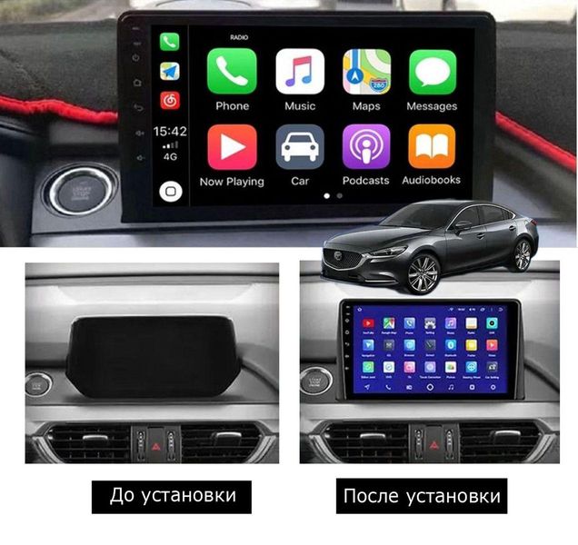 Штатная Магнитола Mazda 6 III 3 GJ GL 2015-2019 на Android Модель ТС10-8octaTop-4G-DSP-CarPlay М-Мз6н2-9-ТС-4/32 фото