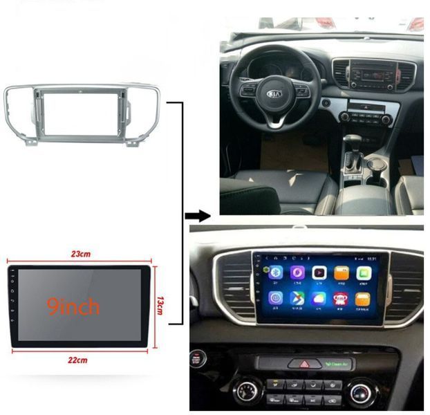 Штатная Магнитола KIA Sportage 2016-2018 на Android Модель FS-A7-8octa-CarPlay М-КС6-9-М4 фото