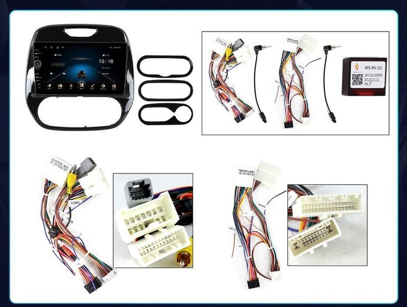 Штатная Магнитола Renault Kaptur 2016-2019 на Android Модель XYAuto-5760-8octa-4G-DSP-CarPlay М-РК-9-8я4жДСП-2/32 фото