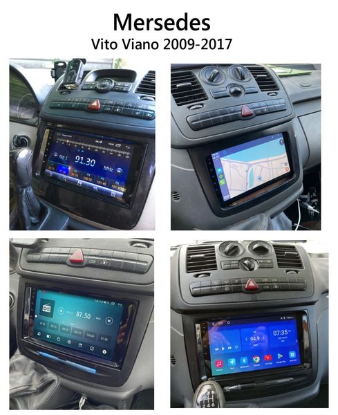 Штатна Магнітола Mercedes Vito/Viano 2009-2017, Sprinter 2009-2015 B200 2008-2011 на Android Модель JAC-3GWiFi М-МВ-9-3Ж-1/32 фото