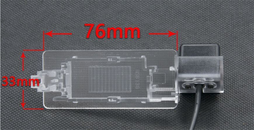 Штатная камера заднего обзора Volkswagen, Skoda AHD turning lines КЗШ-0614-2 фото