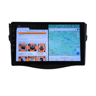 Штатна Магнітола Toyota Rav4 2006-2013 на Android Модель XYAuto-5760-8octa-4G-DSP-CarPlay М-ТР4-9-8я4жДСП-2/32 фото