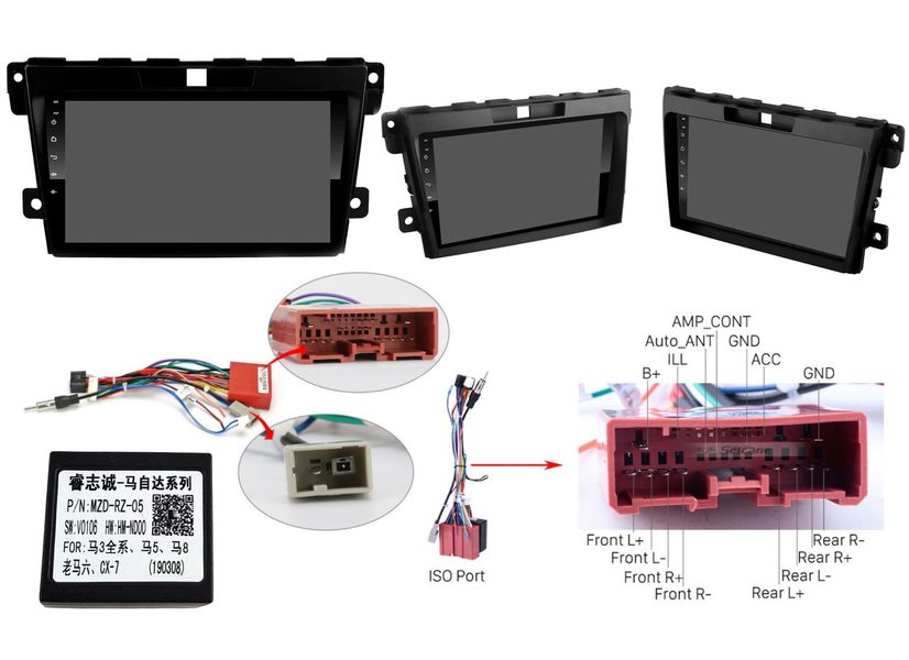 Штатна Магнітола Mazda CX-7 2010-2014 на Android Модель ТС10-8octaTop-4G-DSP-CarPlay М-Мз-9-ТС-4/32 фото