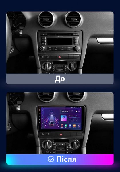 Штатная Магнитола Audi A3 2002-2008/2008-2012 на Android Модель JAC-3GWiFi+Carplay 2/32 Гб М-АА3-9-3Ж-2/32 фото