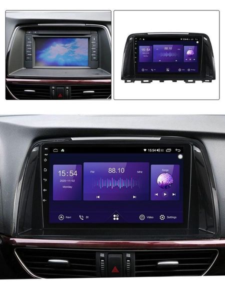 Штатна Магнітола Mazda 6 2012-2017 ATZ на Android Модель XYAuto-5760-8octa-4G-DSP-CarPlay М-МзАТз-9-8я4жДСП-2/32 фото