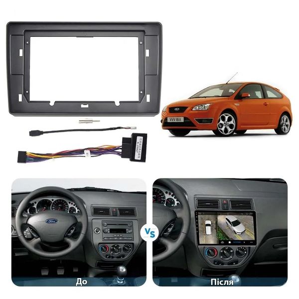 Штатна Магнітола Ford Focus II 2005-2011 на Android Модель JAC-3GWiFi+Carplay 2/32 Гб М-ФФу-9-3Ж-2/32 фото