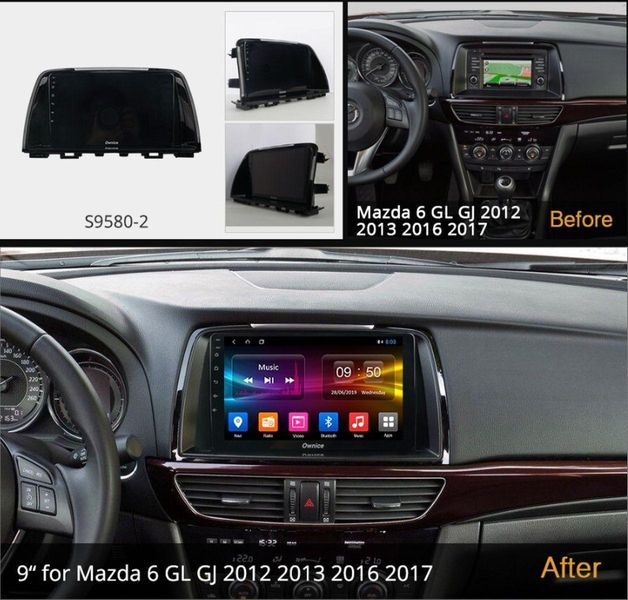 Штатна Магнітола Mazda 6 2012-2017 ATZ на Android Модель XYAuto-5760-8octa-4G-DSP-CarPlay М-МзАТз-9-8я4жДСП-2/32 фото