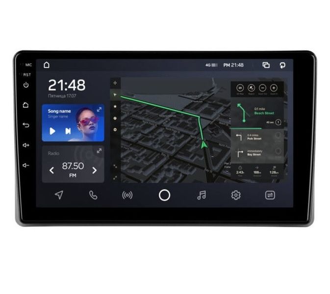 Штатная Магнитола Mitsubishi L200 2018-2020 на Android Модель ТС10-8octaTop-4G-DSP-CarPlay М-Мл200-9-ТС-4/32 фото