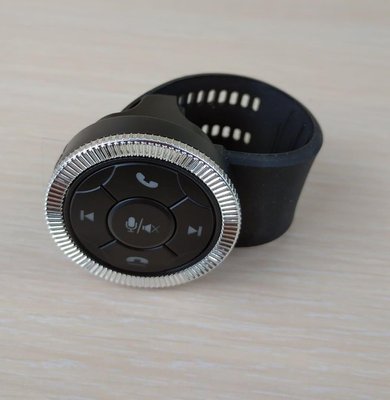 Кнопки руля універсальні дистанційні 1 шт Чорний із сріблястим КР-106-2 фото