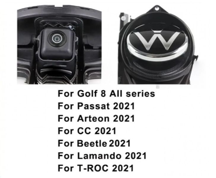 Камера заднего вида для Golf 8, CC, Lamando, T-Roc, Polo, Arteon, Beetle  AHD 1080P/CVBS, 170&deg; Gold Fish Eye, IP67 КЗР-0603-04 фото