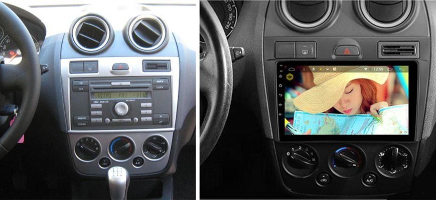 Штатная Магнитола Ford Fiesta MK5 2002-2008 на Android Модель JAC-3GWiFi М-ФФмк5-9-3Ж-1/32 фото