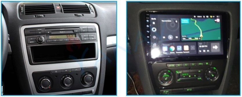 Штатная Магнитола Skoda Octavia 2007-2014 на Android Модель XYAuto-5760-8octa-4G-DSP-CarPlay М-ШОс-10-Т5 фото