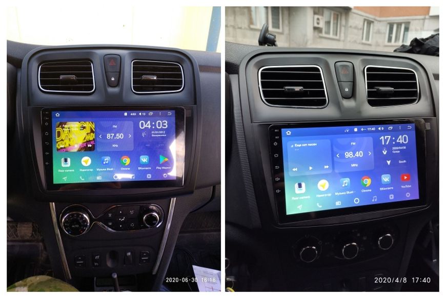 Штатная Магнитола Dacia Logan / Renault Logan 2014-2017 на Android Модель JAC-3GWiFi М-ДЛ-9-3Ж-1/32 фото