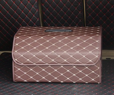 Органайзер складаний для багажника авто Коричневий, 54*32*30 см АОБ-301-43 фото