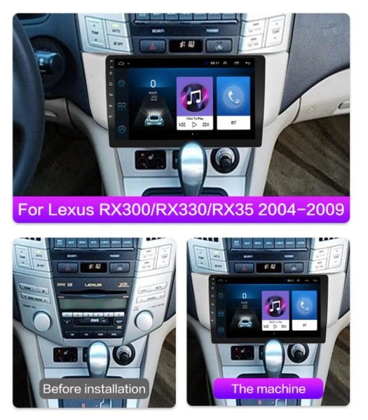 Штатна Магнітола Lexus RX300 RX330 RX350 на Android Модель JAC-3GWiFi М-ЛРХ-9-3Ж-1/32 фото