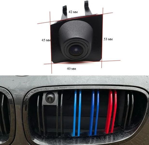 Штатна камера переднього огляду для BMW X3 (G01) 2018&ndash;2020, AHD 1080P / CVBS 720P, 170&deg;, IP69 КПВ-0455-04 фото