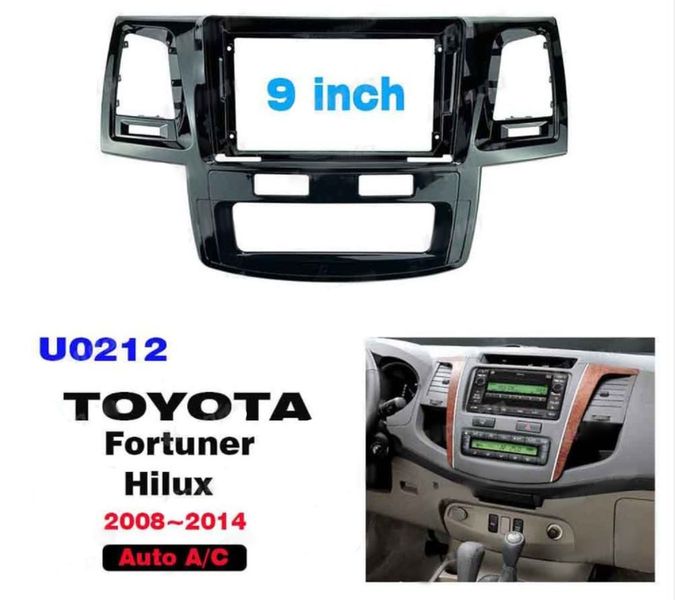 Штатная Магнитола Toyota Fortuner 1 Hilux 1 2008-2014 на Android Модель JAC-3GWiFi М-ТФ1-9-3Ж-1/32 фото