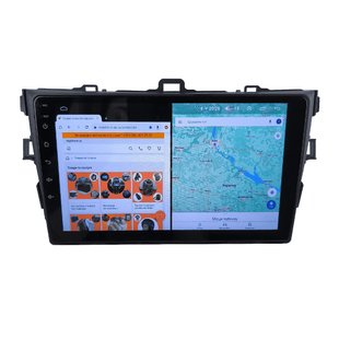 Штатна Магнітола Toyota Corola 2007-2013 на Android Модель XYAuto-5760-8octa-4G-DSP-CarPlay М-ТКр-9-8я4жДСП-2/32 фото