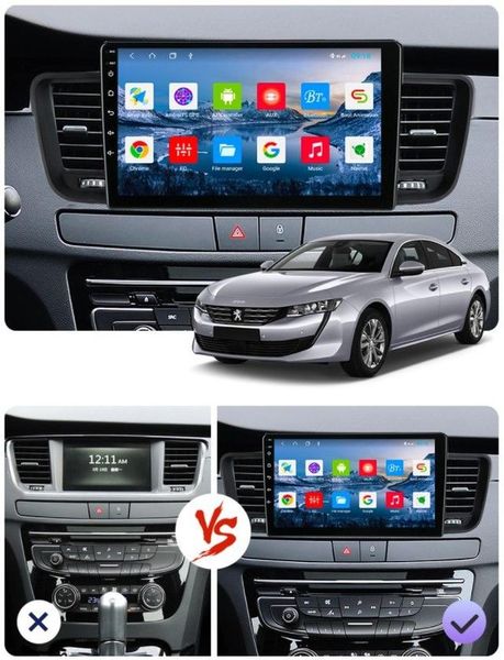 Штатна Магнітола Peugeot 508 2011-2018 на Android Модель JAC-3GWiFi+Carplay 2/32 Гб М-П508-9-3Ж-2/32 фото