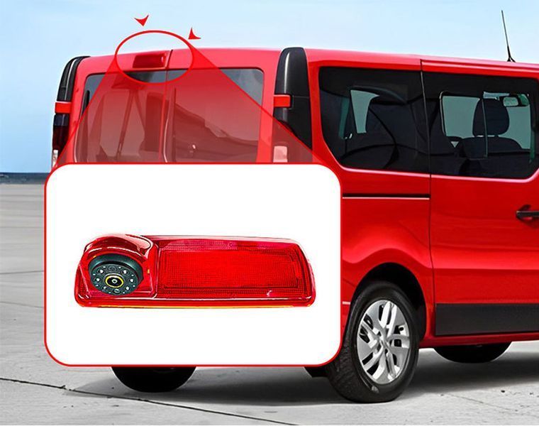 Штатная камера заднего вида в стоп-сигнал для Renault Trafic /Opel Vivaro - AHD 1080P/CVBS 720Р, 170&deg;, ночное видение КЗВ-511 фото
