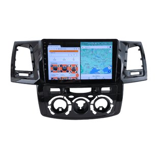 Штатная Магнитола Toyota Fortuner 1 Hilux 1 2008-2014 на Android Модель XYAuto-5760-8octa-4G-DSP-CarPlay М-ТФ1-9-8я4жДСП-2/32 фото