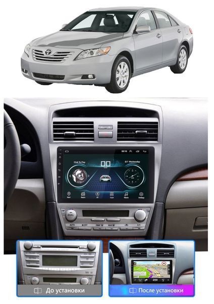 Штатна Магнітола Toyota Camry 40 2006-2012 на Android Модель XYAuto-7212-8octa-CarPlay М-ТК40-10-М3 фото