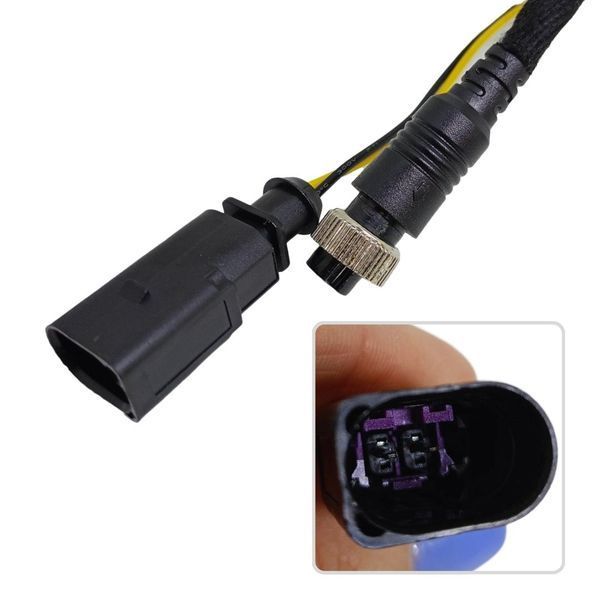 Камера заднего вида в эмблему Volkswagen Golf 6, Passat B6, B7, B8, Variant, CC, Arteon, Lamando, Beetle, T-Roc, Eos, Polo&mdash; CVBS/RGB, Fish Eye 160&deg;, для RNS 315 КЗР-0602-03 фото