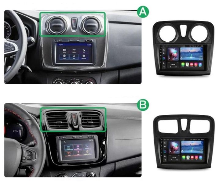 Штатная Магнитола Dacia Logan / Renault Logan 2014-2017 на Android Модель XYAuto-7212-8octa-CarPlay М-ДЛ-9-8я-2/32 фото