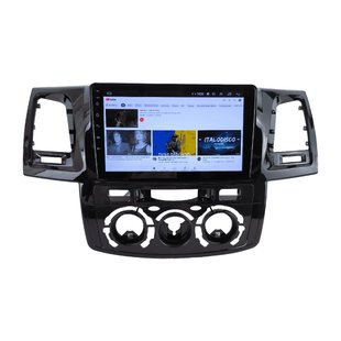 Штатна Магнітола Toyota Fortuner 1 Hilux 1 2008-2014 на Android Модель ТС10-8octaTop-4G-DSP-CarPlay М-ТФ1-9-ТС-4/32 фото