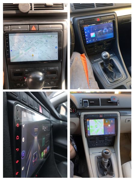 Штатна Магнітола Audi A4 2002-2008 на Android Модель XYAuto-5760-8octa-4G-DSP-CarPlay М-АА4-9-8я4жДСП-2/32 фото