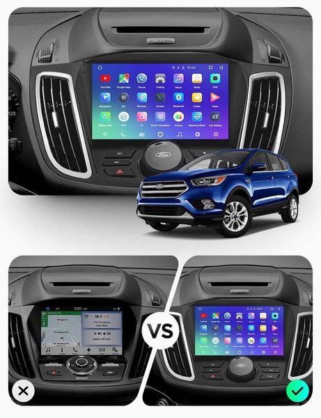 Штатна Магнітола Ford Kuga 2017-2018 на Android Модель JAC-3GWiFi+Carplay 2/32 Гб М-ФКуг-9-3Ж-2/32 фото