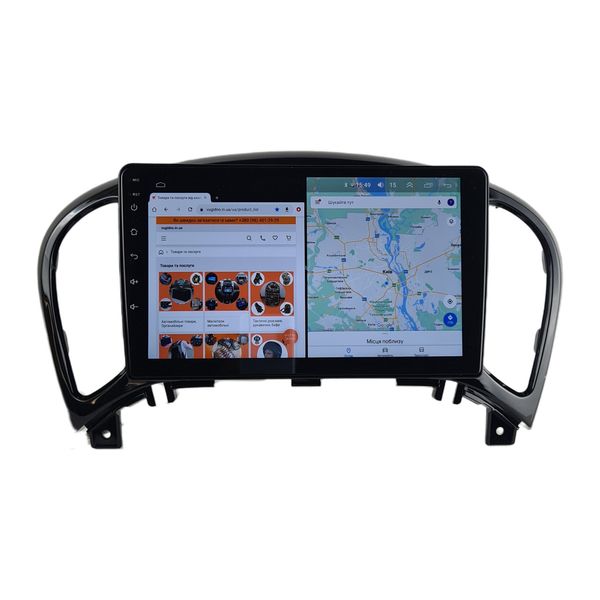 Штатна Магнітола Nissan Juke 2010-2014 на Android Модель XYAuto-5760-8octa-4G-DSP-CarPlay М-НЖ-9-8я4жДСП-2/32 фото