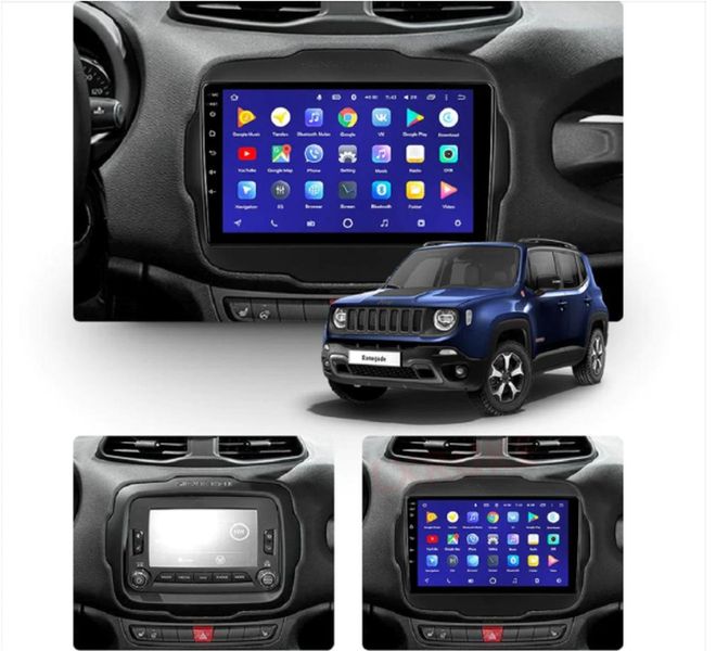 Штатная Магнитола Jeep Renegade 2014-2018 на Android Модель JAC-3GWiFi М-ДЖРн-9-3Ж-1/32 фото