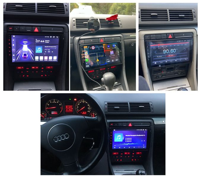 Штатна Магнітола Audi A4 2002-2008 на Android Модель XYAuto-5760-8octa-4G-DSP-CarPlay М-АА4-9-8я4жДСП-2/32 фото