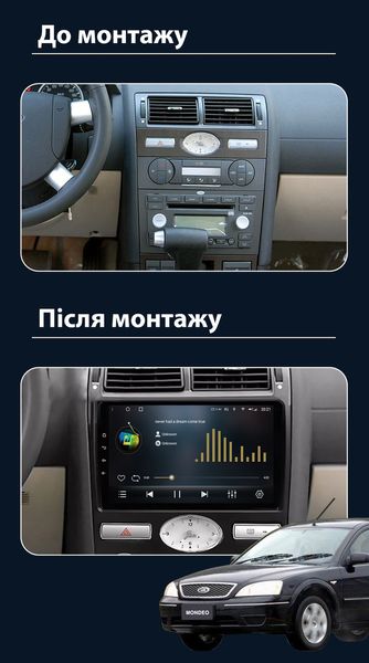 Штатная Магнитола Ford Mondeo 2002-2007 на Android Модель JAC-3GWiFi+Carplay 2/32 Гб М-ФМ2-9-3Ж-2/32 фото