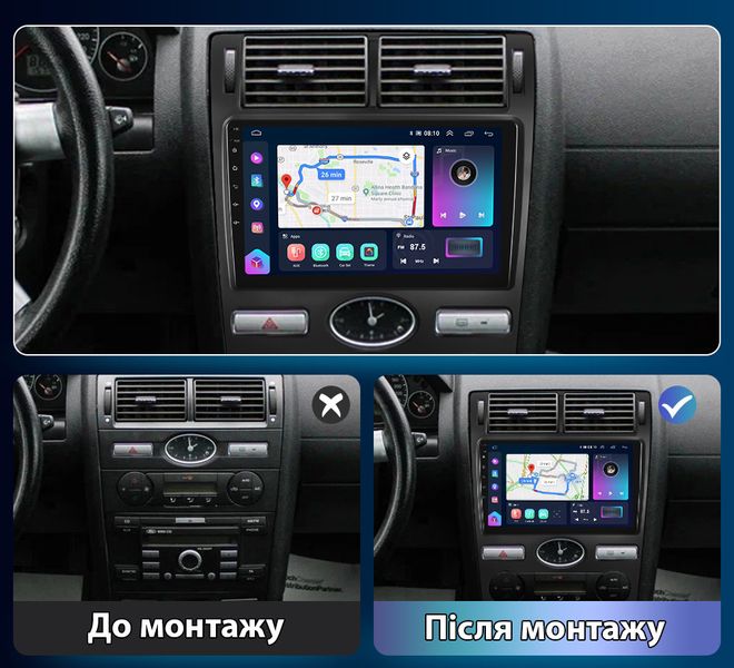 Штатная Магнитола Ford Mondeo 2002-2007 на Android Модель JAC-3GWiFi+Carplay 2/32 Гб М-ФМ2-9-3Ж-2/32 фото