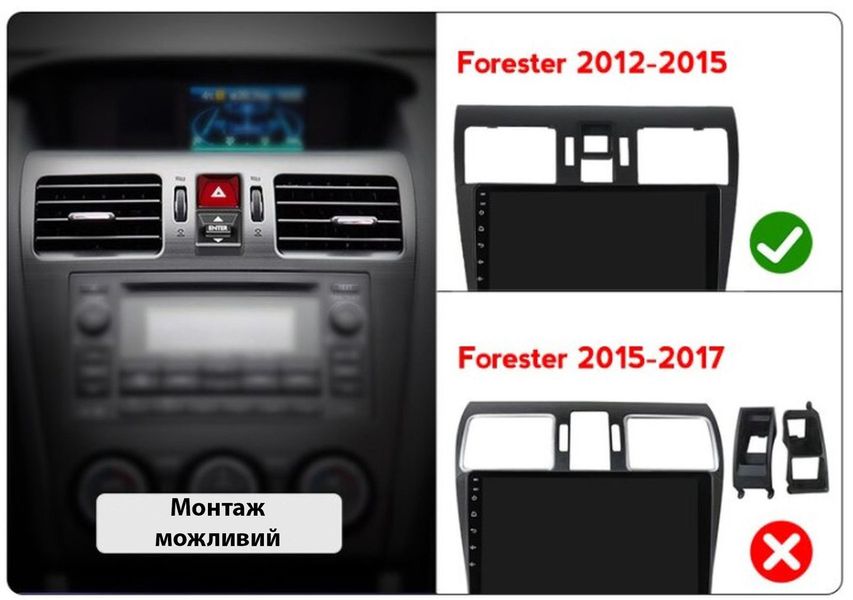 Штатная Магнитола Subaru Forester 4, WRX 2012-2015 Звуковая на Android Модель XYAuto-7212-8octa-CarPlay М-СФ4-9-8я-2/32 фото