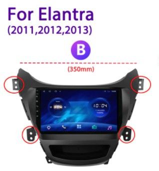 Штатна Магнітола Hyundai Elantra 2011-2015 на Android Модель JAC-3GWiFi М-ХЕЛн-9-3Ж-1/32 фото