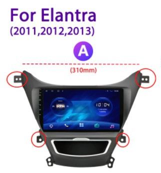 Штатна Магнітола Hyundai Elantra 2011-2015 на Android Модель JAC-3GWiFi М-ХЕЛн-9-3Ж-1/32 фото