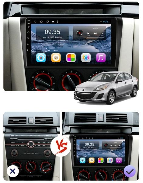 Штатная Магнитола Mazda 3 2004-2009 на Android Модель XYAuto-7212-8octa-CarPlay М-М3ст-9-8я-2/32 фото