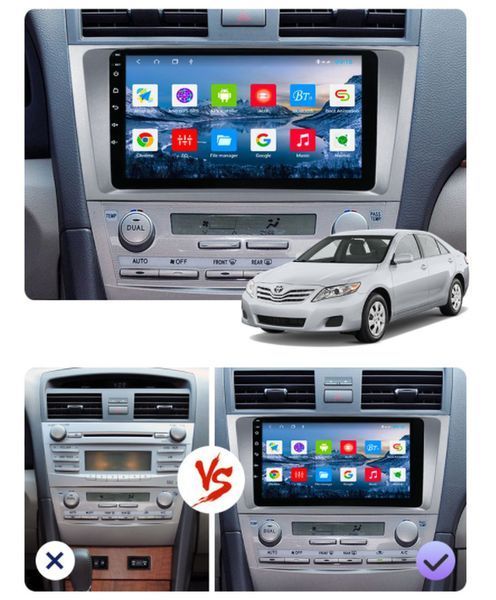 Штатна Магнітола Toyota Camry 40, 2006-2012 на Android Модель FS-A7-8octa-CarPlay М-ТК40-9-М4 фото