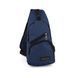 Рюкзак через плече з USB кабель в комплекті Синій СР-1029-3 фото 2